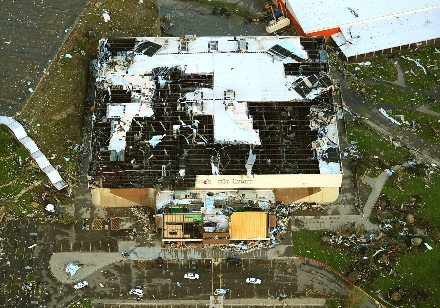 Aerial Metra view
